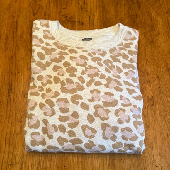 Aerie Oversized Animal Print Sweatshirt - Picture 9 of 10